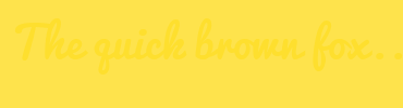 Image with Font Color FEDF2E and Background Color FEE34C